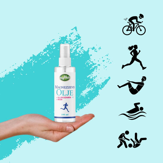 Magnezijevo olje + glukozamin + MSM, 100 ml